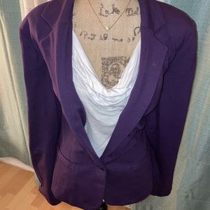 Lane Bryant Purple Blazer 22